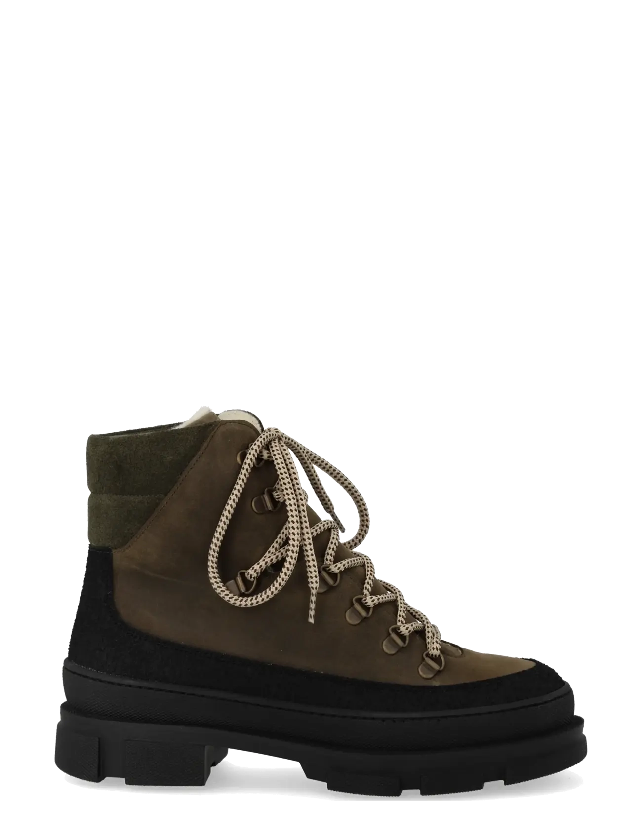 ANGULUS - Boots - flat - flache stiefeletten - 1321/1764/2244 black/dark oliv - 2