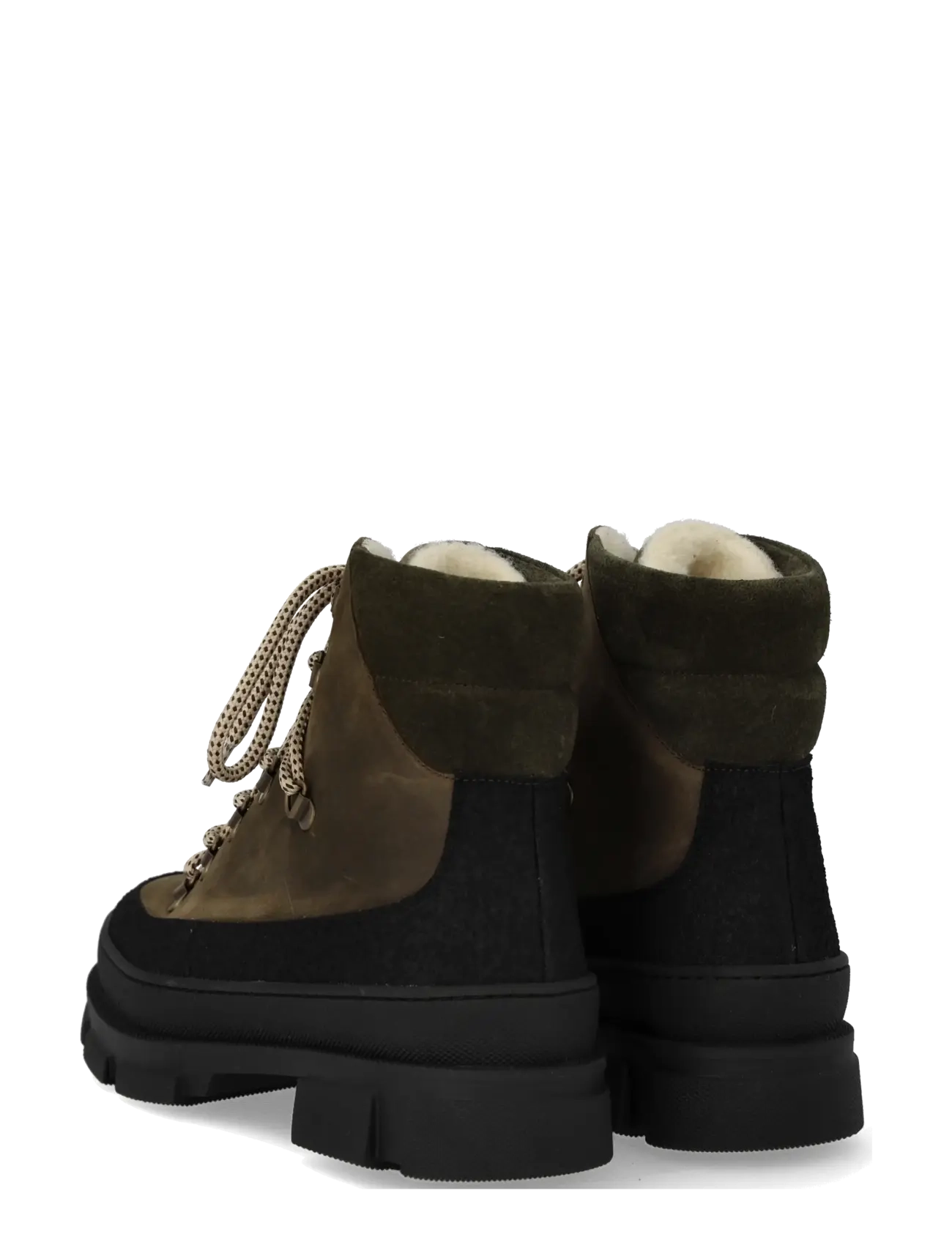 ANGULUS - Boots - flat - flache stiefeletten - 1321/1764/2244 black/dark oliv - 3