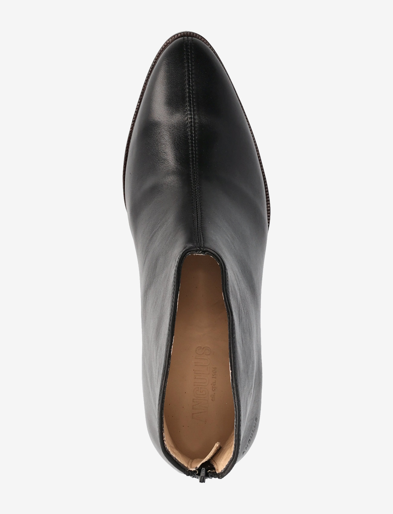 ANGULUS - Booties - Block heel - with elas - 1604 black - 3