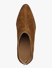 ANGULUS - Booties - Block heel - with elas - høye hæler - 2209 mustard - 3