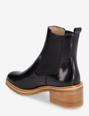 ANGULUS - Bootie - block heel - with zippe - korolliset nilkkurit - 1835/019 black /black - 2