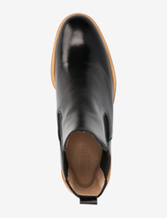 ANGULUS - Bootie - block heel - with zippe - hög klack - 1835/019 black /black - 3