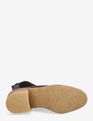 ANGULUS - Bootie - block heel - with zippe - hög klack - 1835/019 black /black - 4