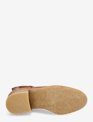 ANGULUS - Bootie - block heel - with zippe - korolliset nilkkurit - 1838/040 cognac/brown - 4