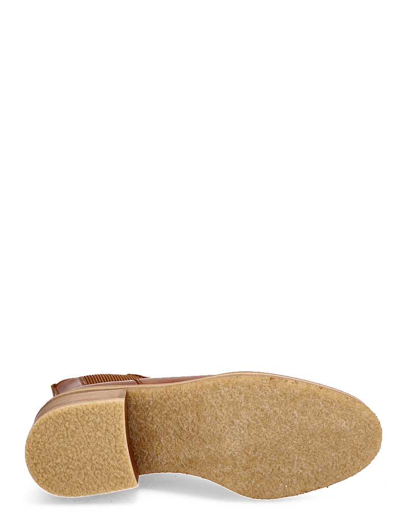 ANGULUS - Bootie - block heel - with zippe - stiefeletten mit absatz - 1838/040 cognac/brown - 4