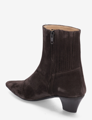ANGULUS - Boots - Block heel with zipper - høye hæler - 1716/001 espresso - 2