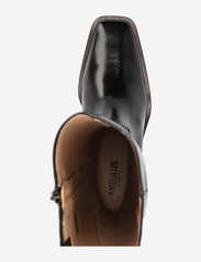 ANGULUS - Booties - flat - with zipper - høye boots - 1425 black - 3