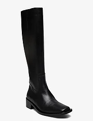 ANGULUS - Booties - flat - with zipper - knee high boots - 1604 black - 0