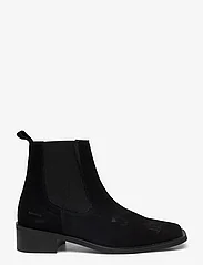 ANGULUS - Booties - Block heel - with elas - puszābaki bez papēža - 1163/019 black/black - 1