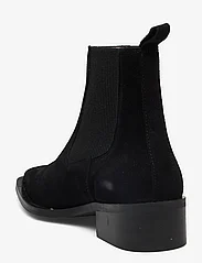 ANGULUS - Booties - Block heel - with elas - niski obcas - 1163/019 black/black - 2