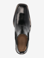 ANGULUS - Booties - Block heel - with elas - flat ankle boots - 1835/019 black /black - 3