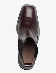 ANGULUS - Booties - Block heel - with elas - puszābaki bez papēža - 1836/019 dark brown/black - 3