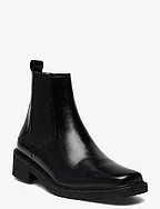 Booties - Block heel - with elas - 1835/019 BLACK /BLACK