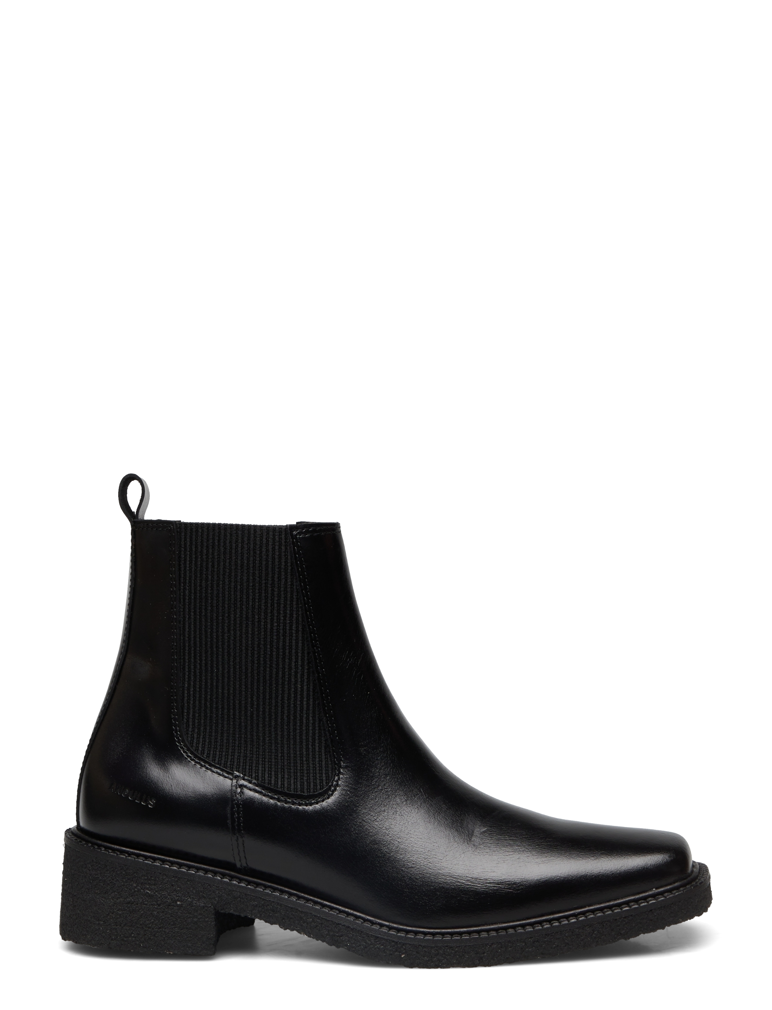 ANGULUS - Booties - Block heel - with elas - flache stiefeletten - 1835/019 black /black - 1