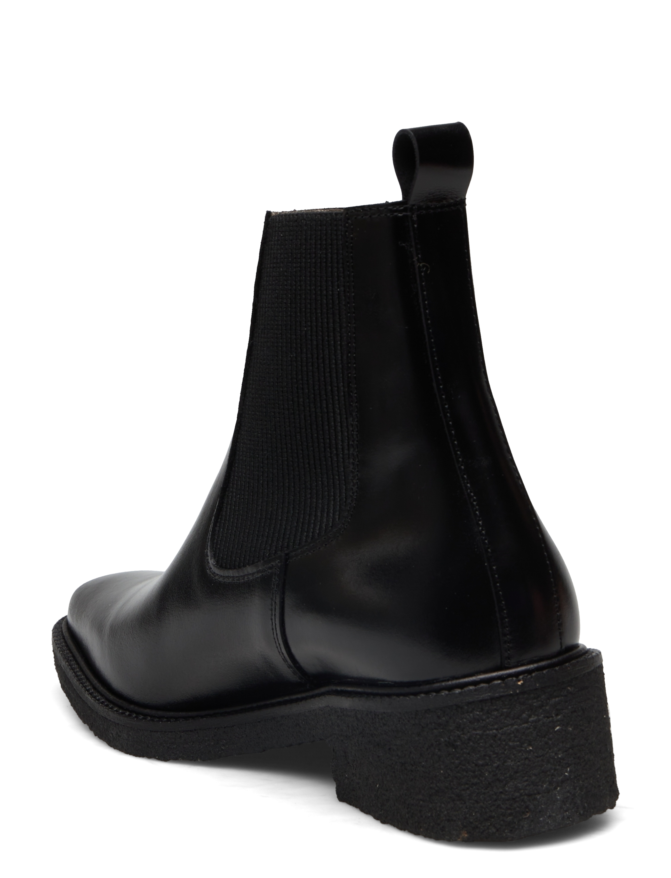 ANGULUS - Booties - Block heel - with elas - flache stiefeletten - 1835/019 black /black - 2