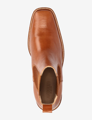 ANGULUS - Booties - Block heel - with elas - flat ankle boots - 1838/040 cognac/brown - 3