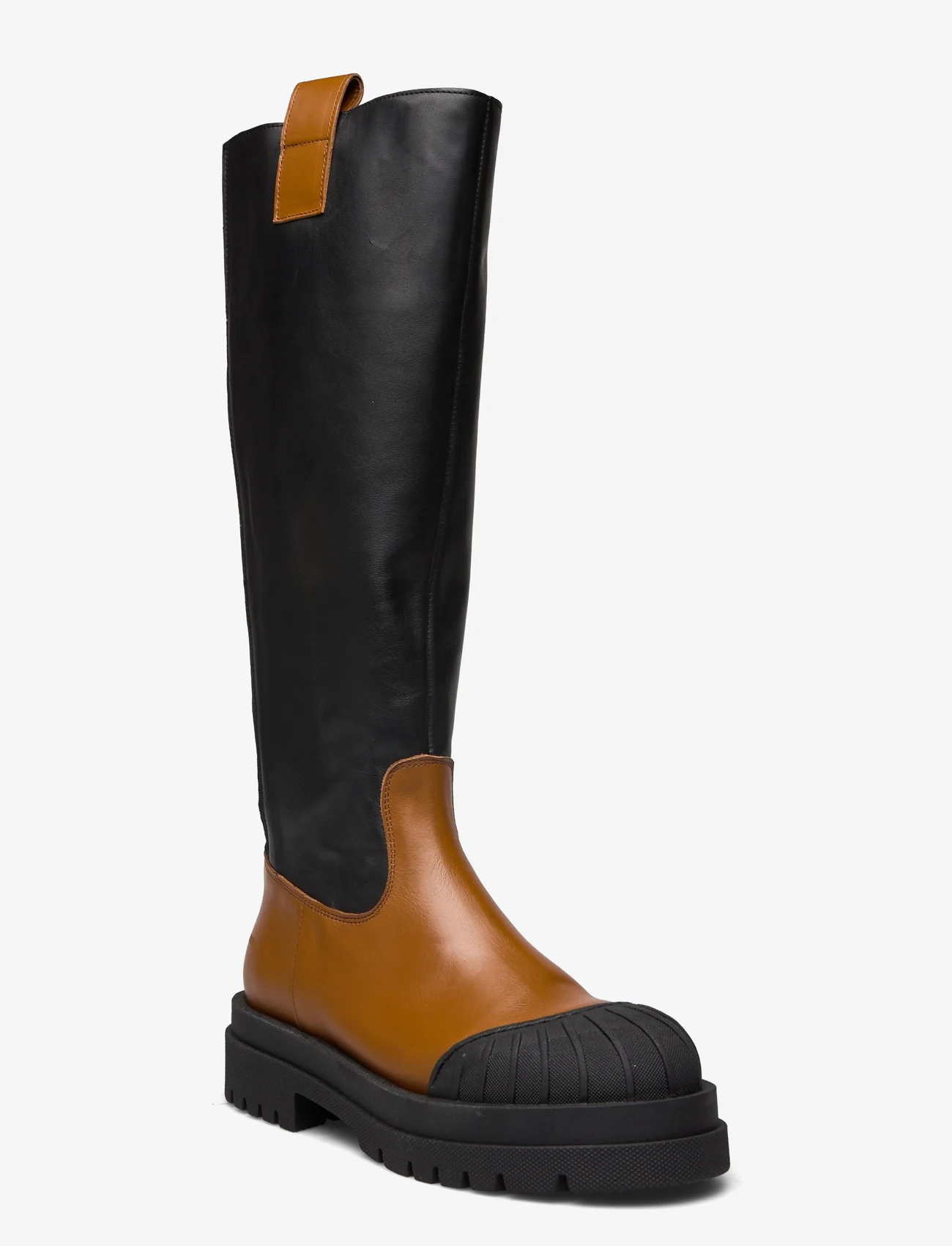 ANGULUS - Boots - flat - langskaftede støvler - 1850/1604/019 camel/black/blac - 1