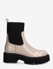 ANGULUS - Boots - flat - niski obcas - 1402/053 beige/black - 1