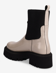 ANGULUS - Boots - flat - niski obcas - 1402/053 beige/black - 2
