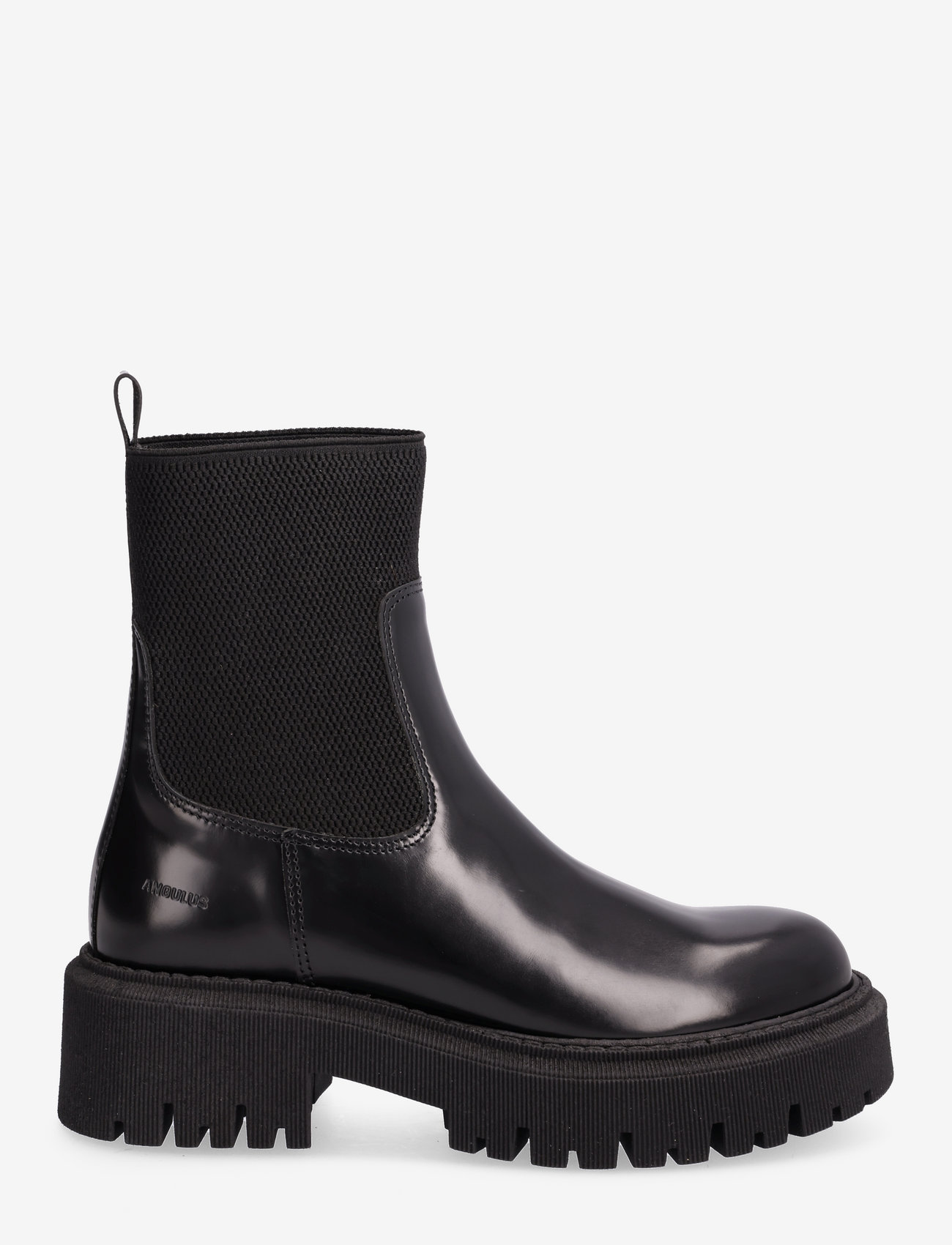 ANGULUS - Boots - flat - flat ankle boots - 1425/053 black/black - 1