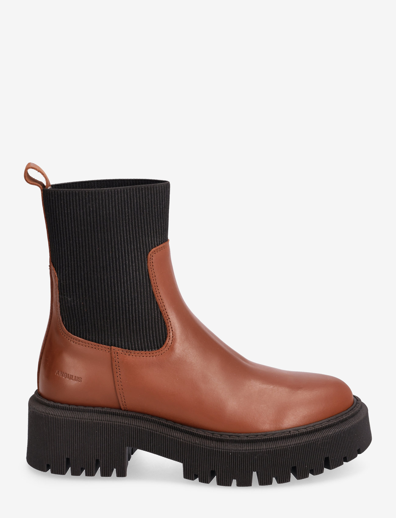 ANGULUS - Boots - flat - puszābaki bez papēža - 1705/019 terracotta/black - 1