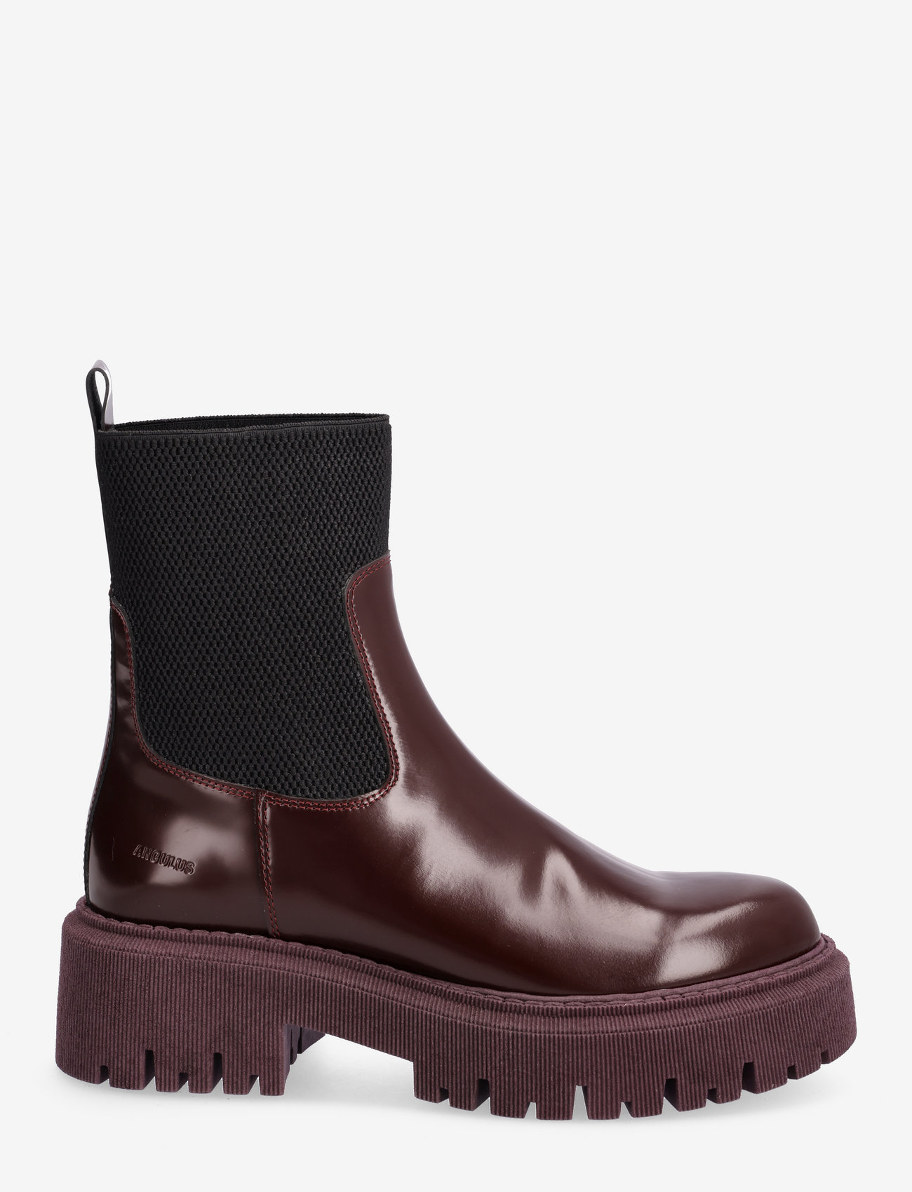 ANGULUS - Boots - flat - flat ankle boots - 1422/053 amerone/black - 1