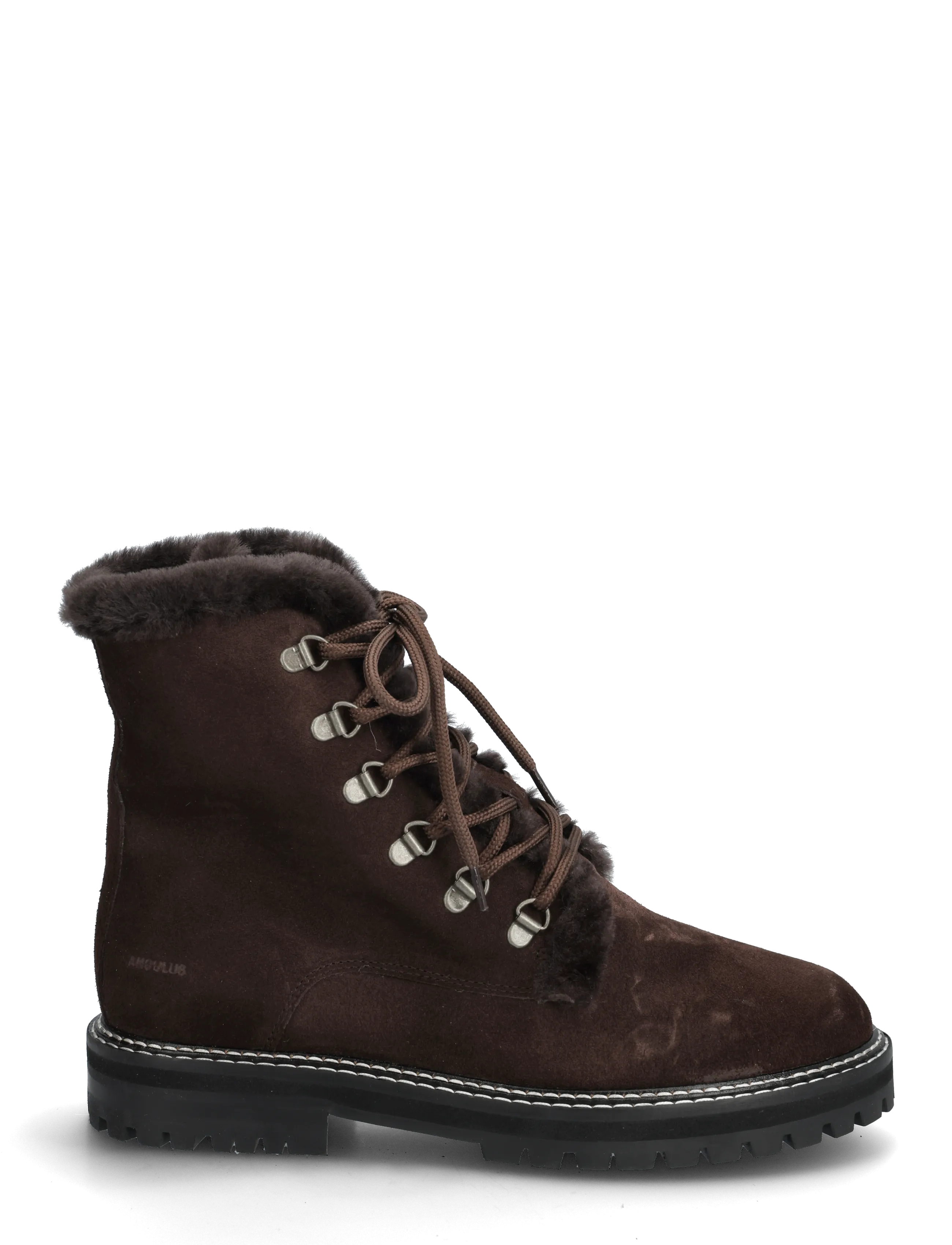 ANGULUS - Boots - flat - with laces - flat ankle boots - 2193/3485 dark brown/brown - 1