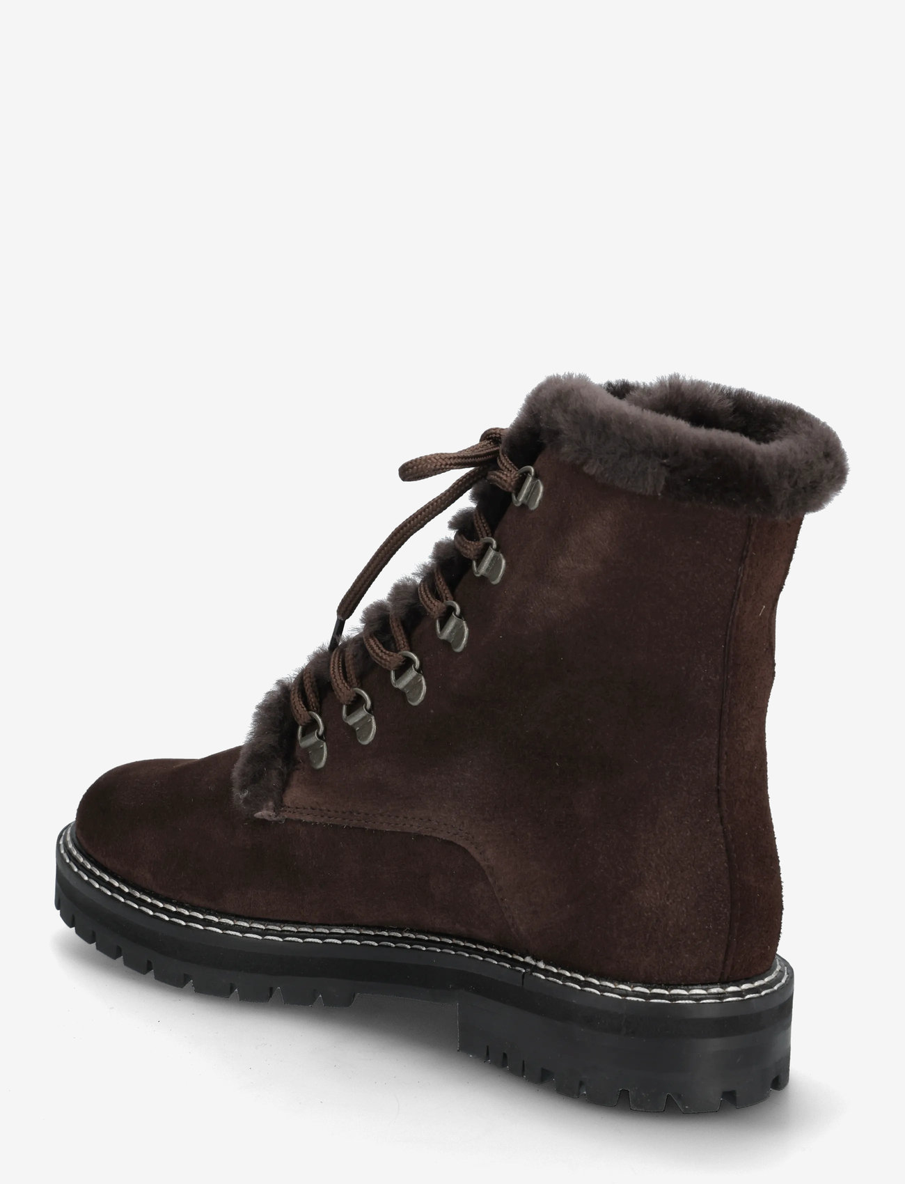 ANGULUS - Boots - flat - with laces - flache stiefeletten - 2193/3485 dark brown/brown - 2