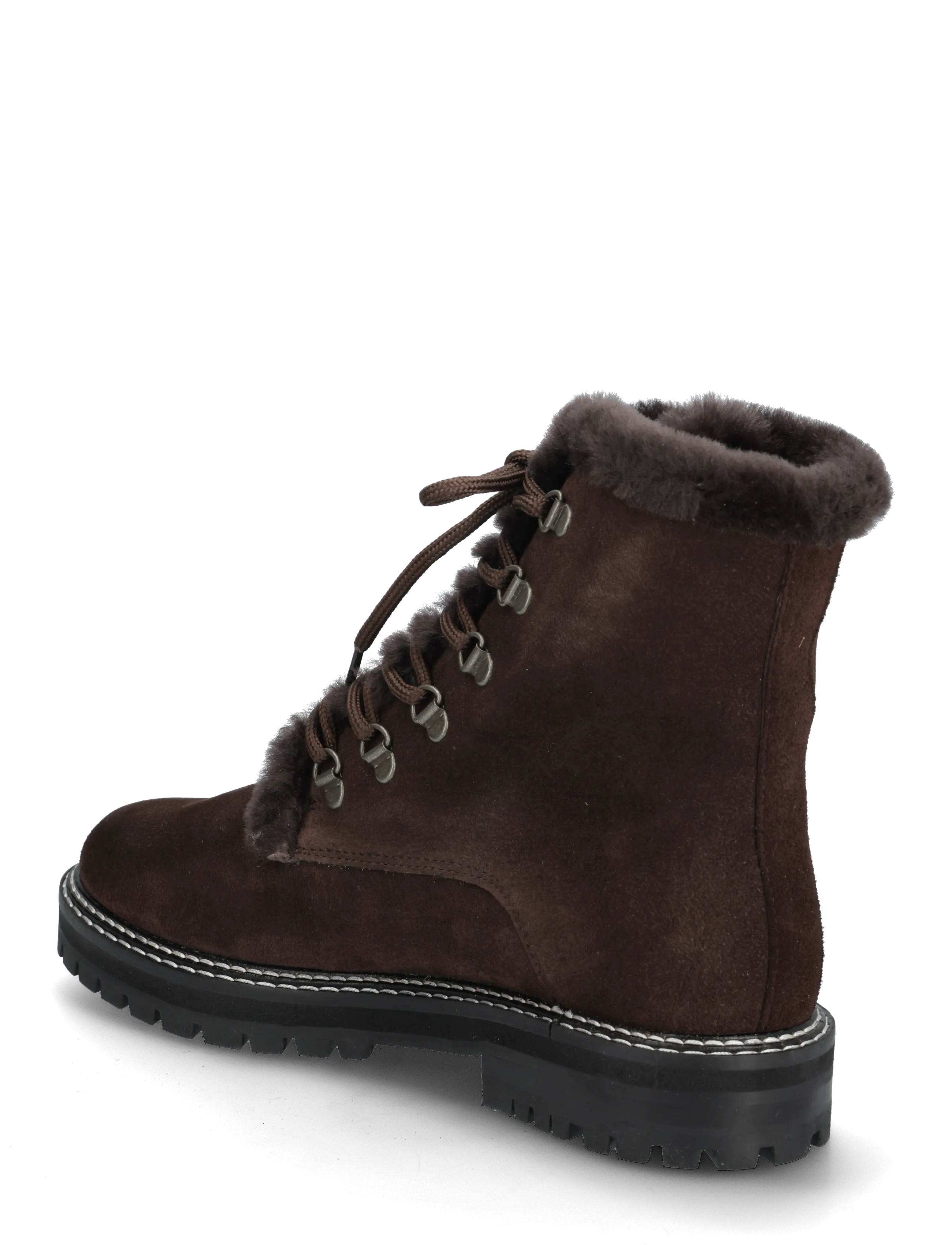 ANGULUS - Boots - flat - with laces - flache stiefeletten - 2193/3485 dark brown/brown - 2