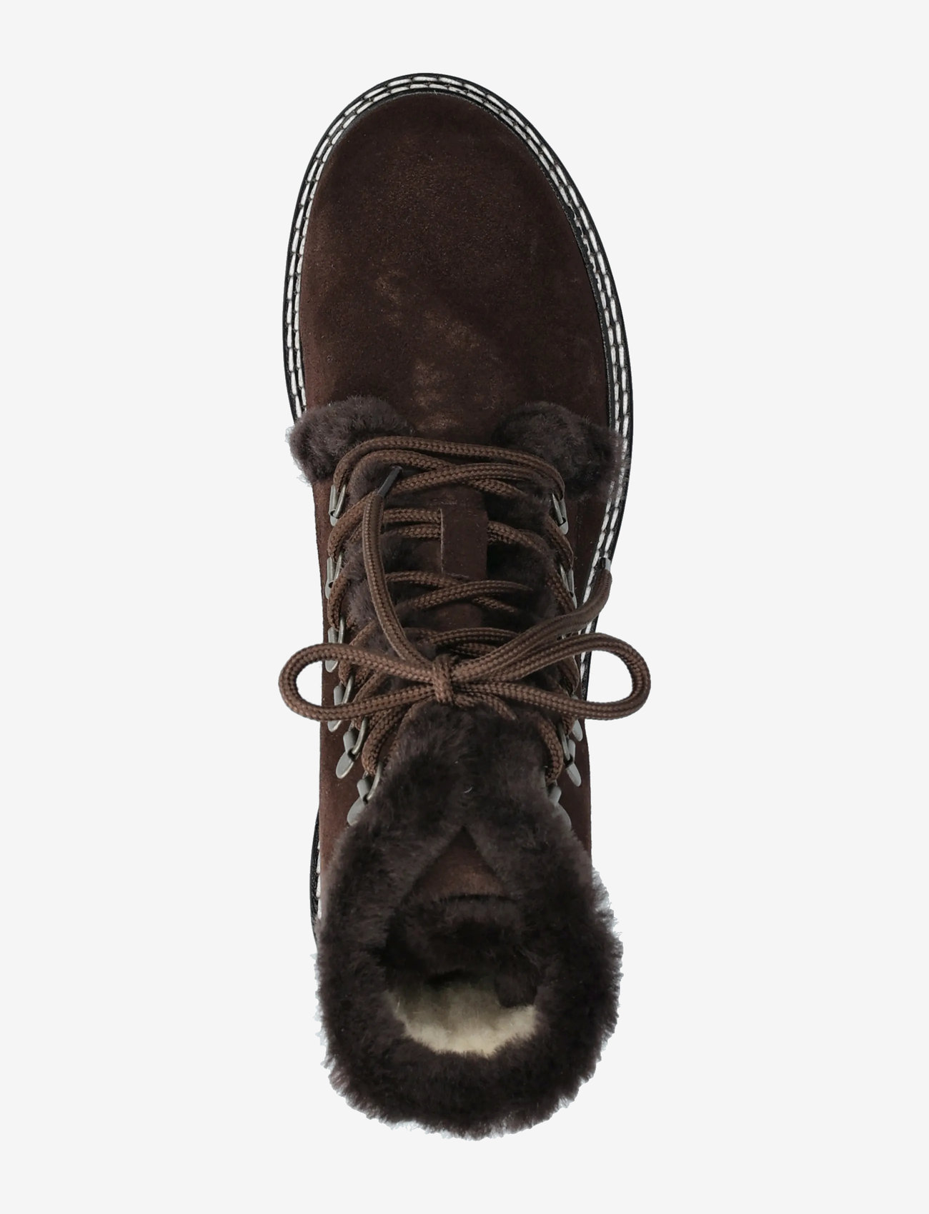 ANGULUS - Boots - flat - with laces - flache stiefeletten - 2193/3485 dark brown/brown - 3