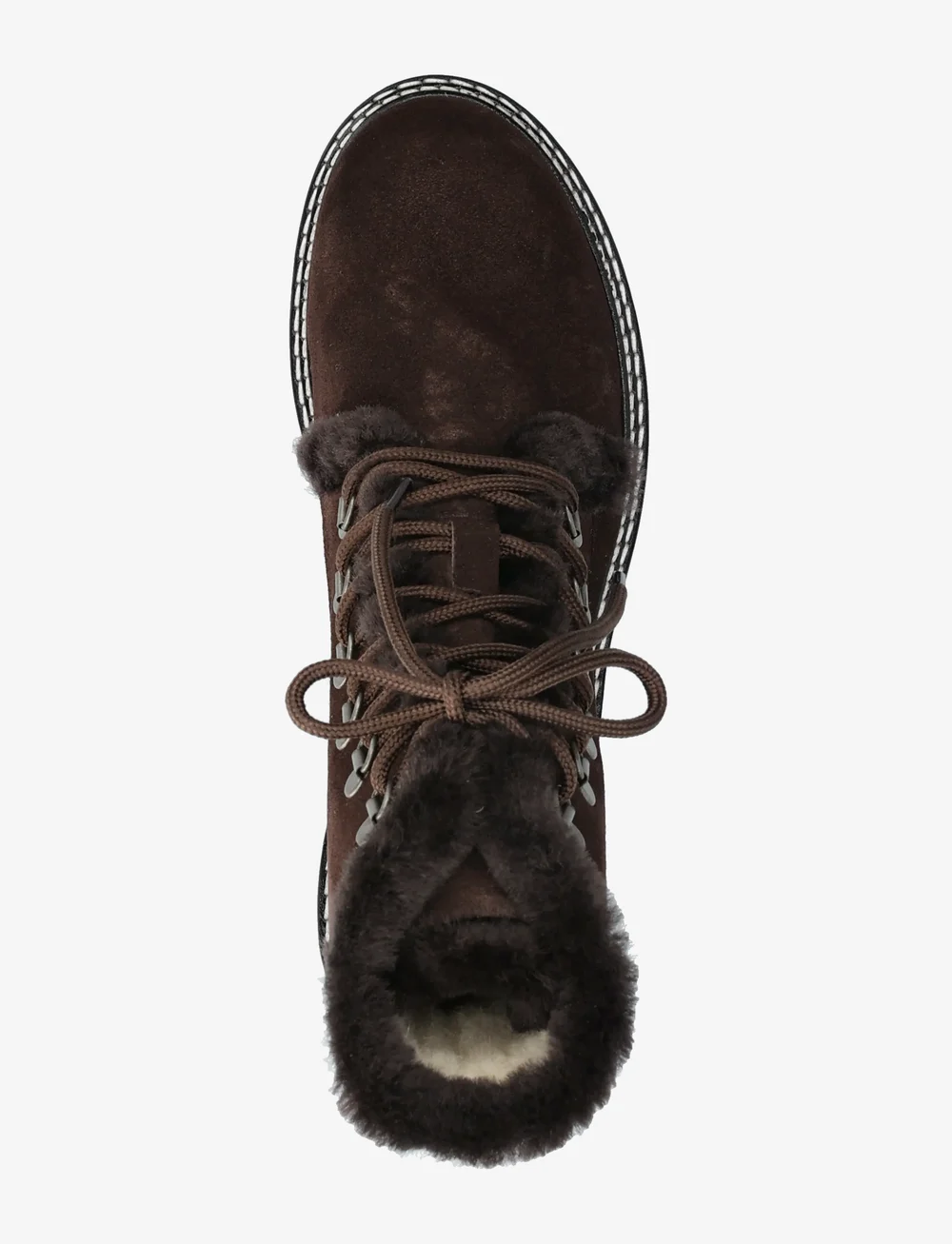 ANGULUS - Boots - flat - with laces - flache stiefeletten - 2193/3485 dark brown/brown - 3