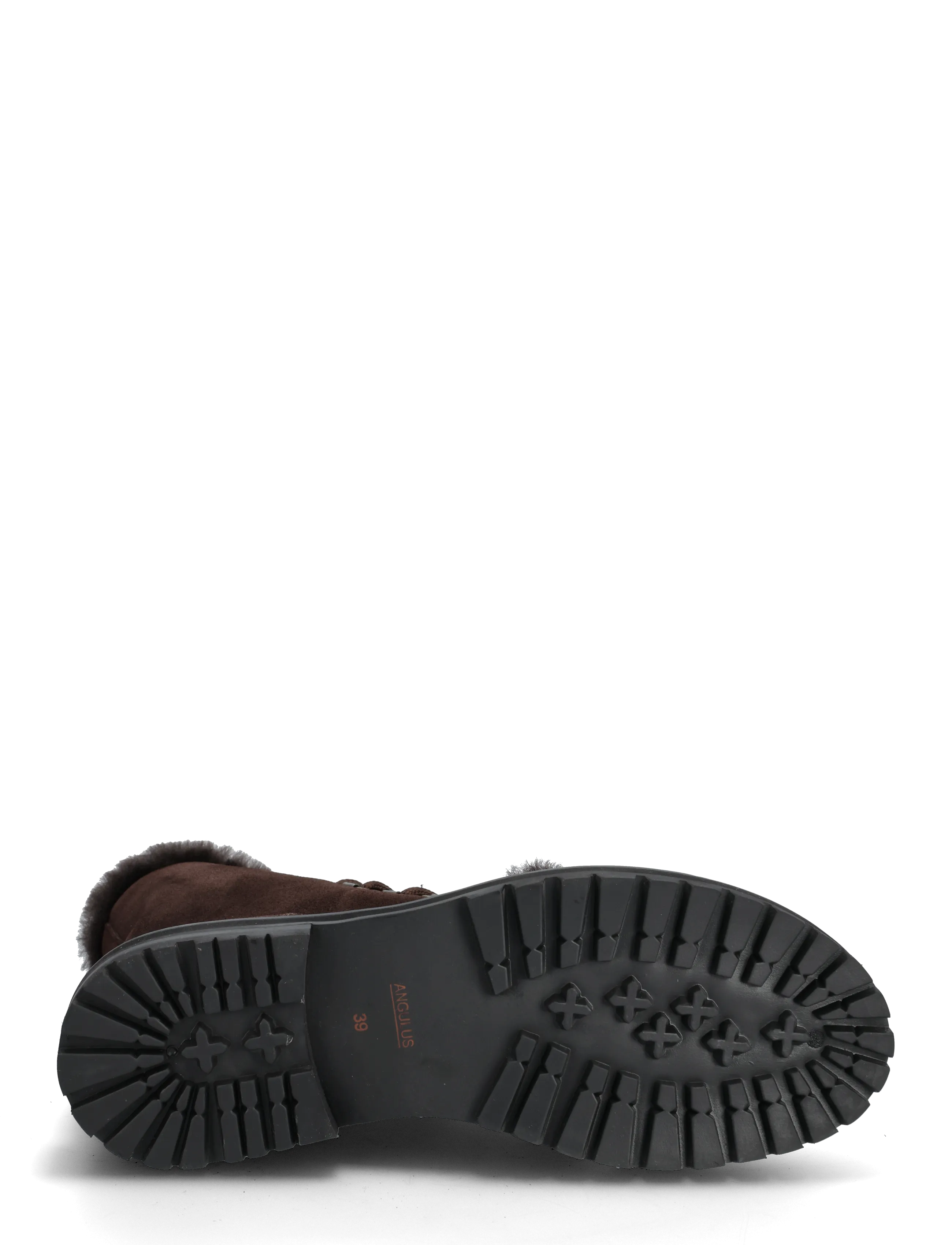 ANGULUS - Boots - flat - with laces - flat ankle boots - 2193/3485 dark brown/brown - 4