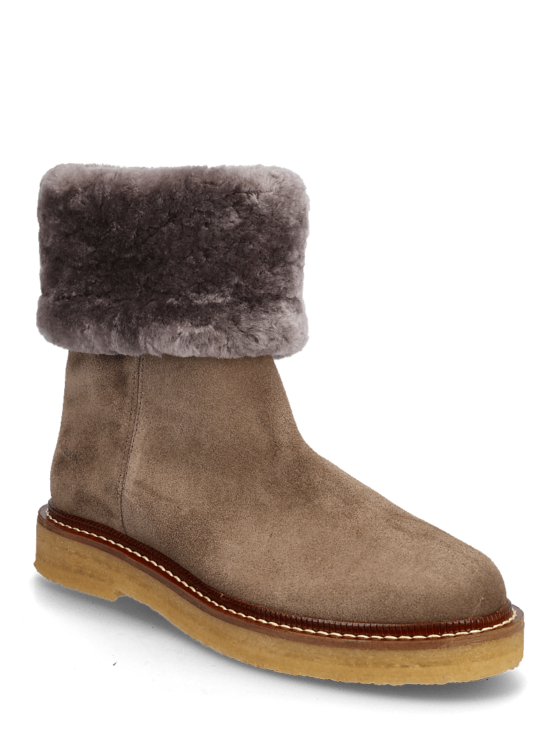 ANGULUS - Boots - flat - flache stiefeletten - 1780/2994 taupe/taupe - 0