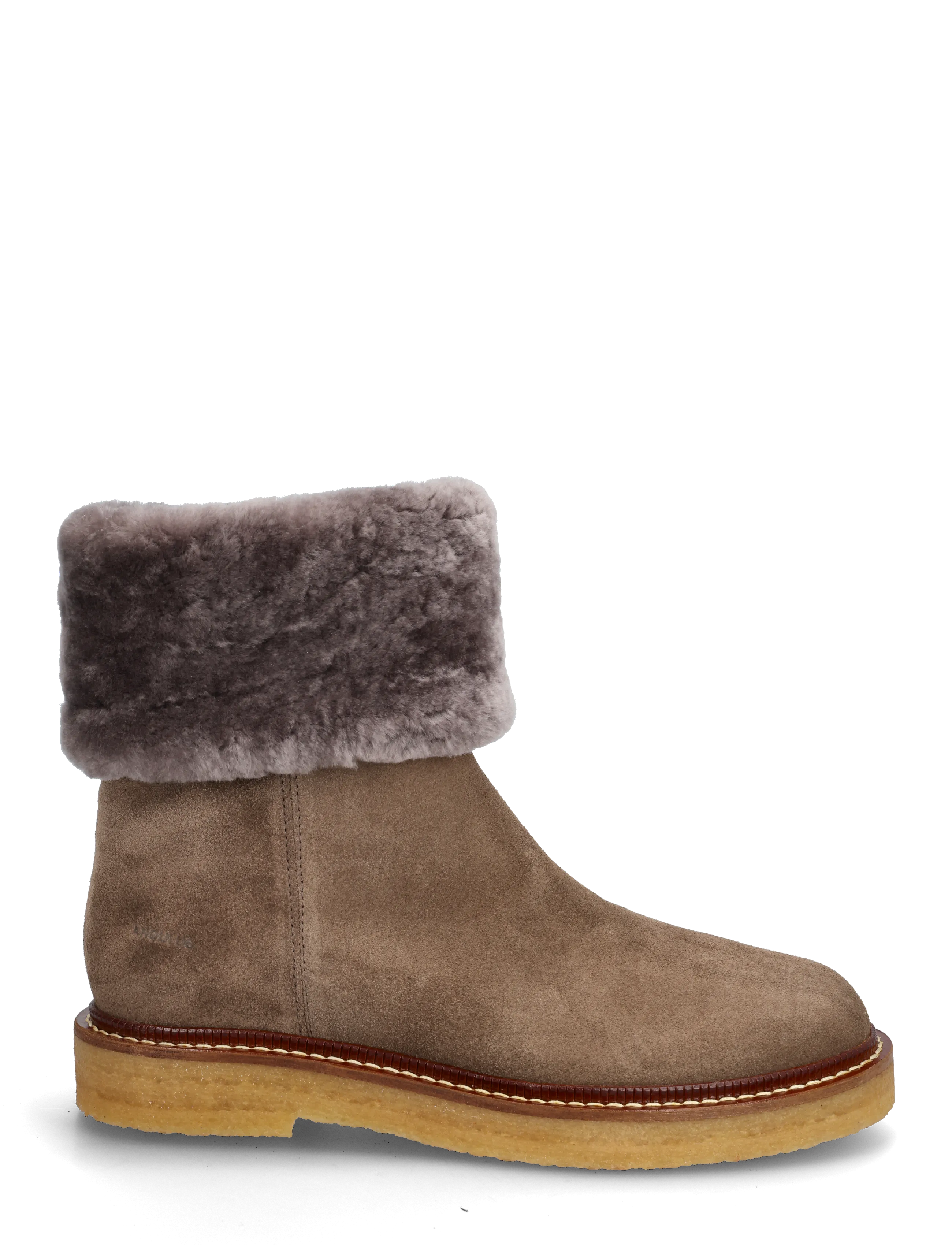 ANGULUS - Boots - flat - flat ankle boots - 1780/2994 taupe/taupe - 1