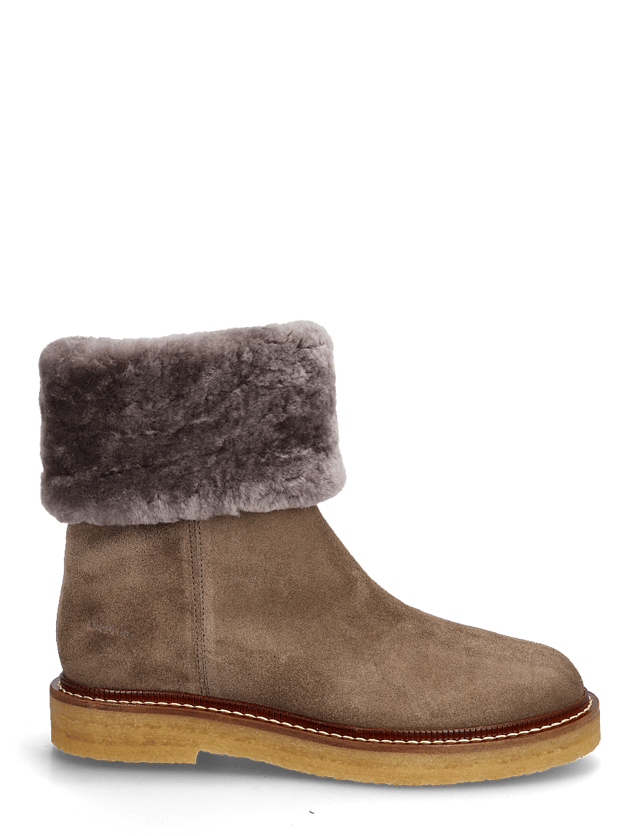 ANGULUS - Boots - flat - flat ankle boots - 1780/2994 taupe/taupe - 1