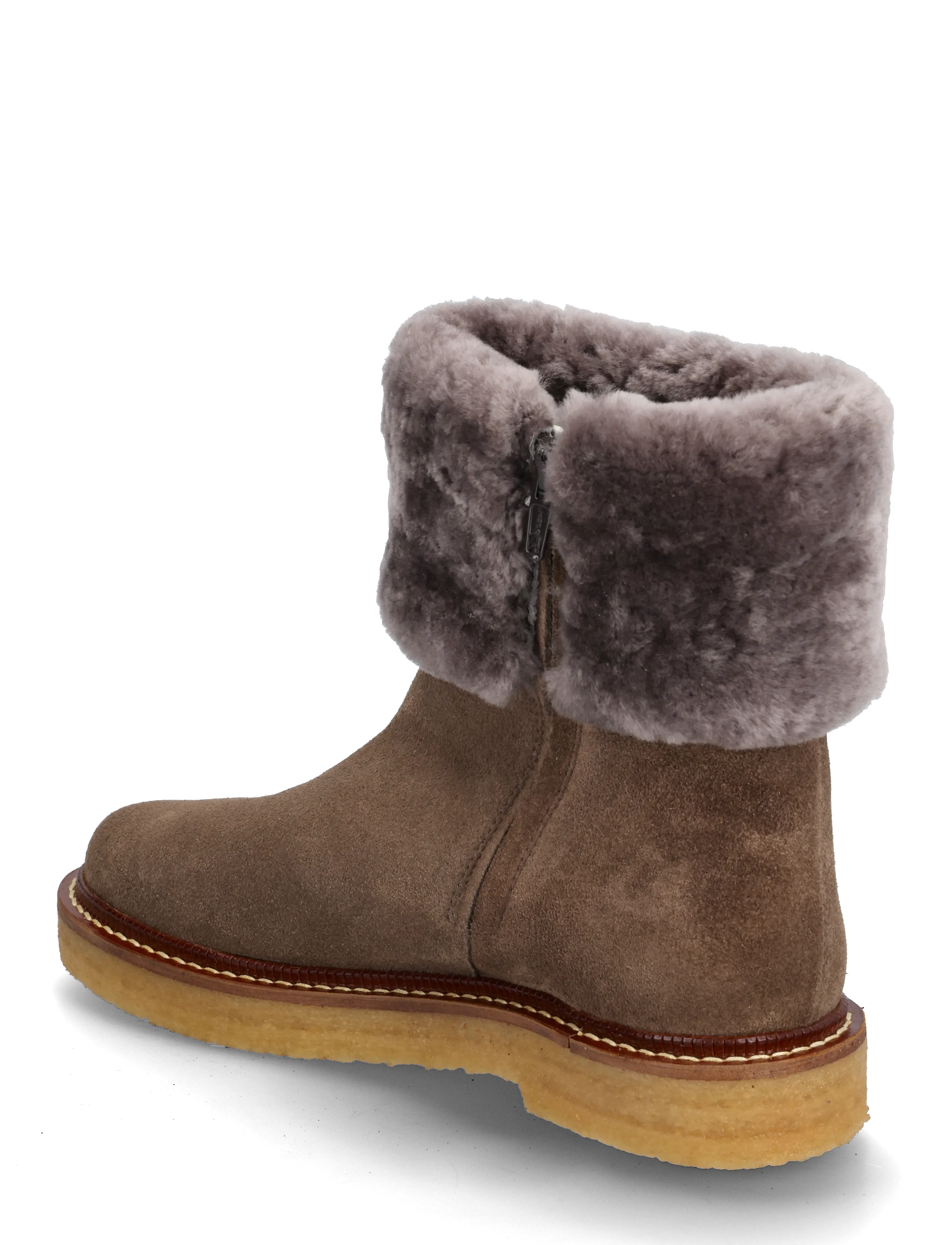 ANGULUS - Boots - flat - flat ankle boots - 1780/2994 taupe/taupe - 2