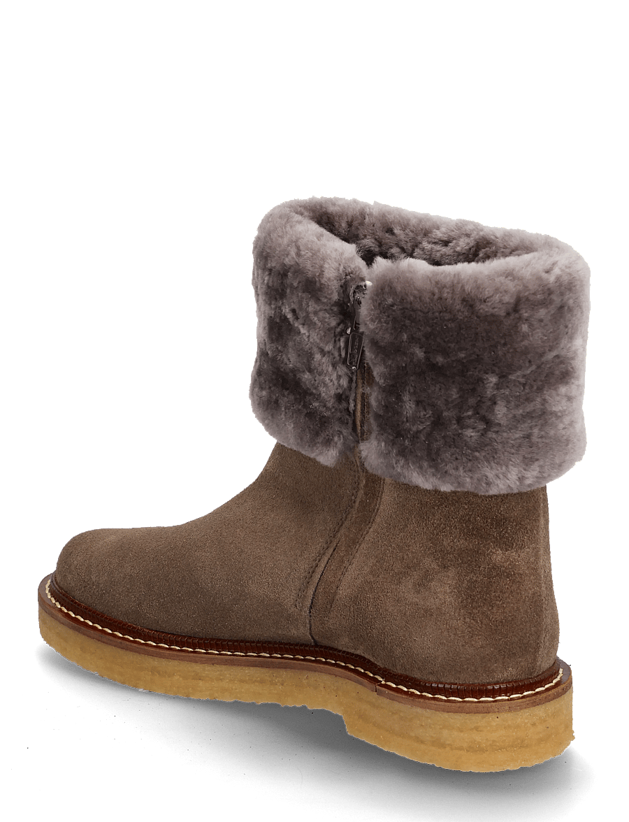 ANGULUS - Boots - flat - flat ankle boots - 1780/2994 taupe/taupe - 2