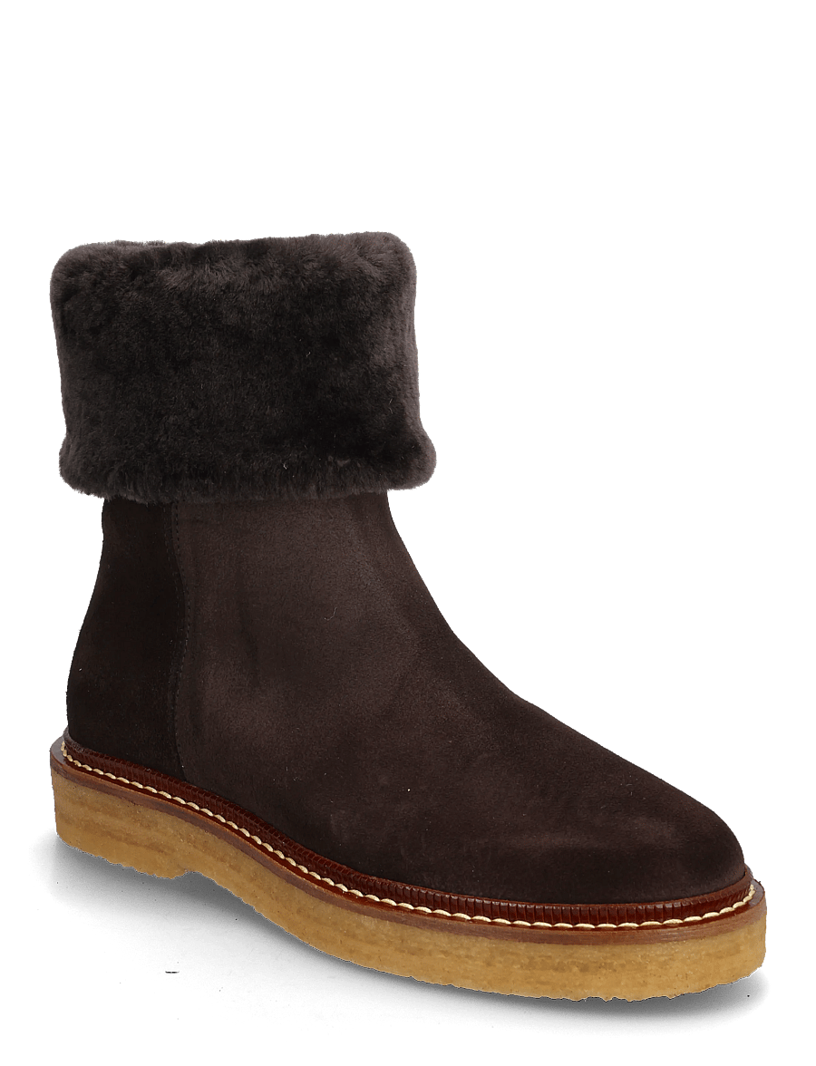 ANGULUS - Boots - flat - flache stiefeletten - 2193/3485 dark brown - 0