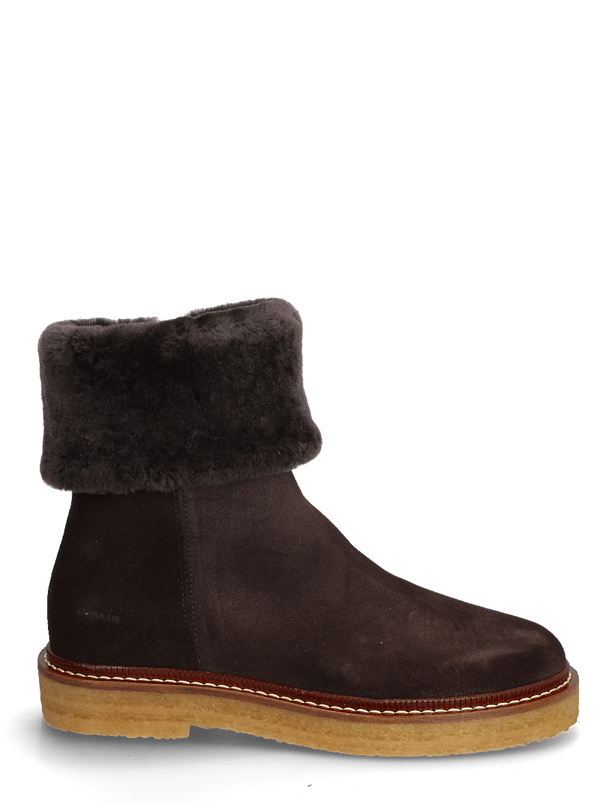 ANGULUS - Boots - flat - flache stiefeletten - 2193/3485 dark brown - 1