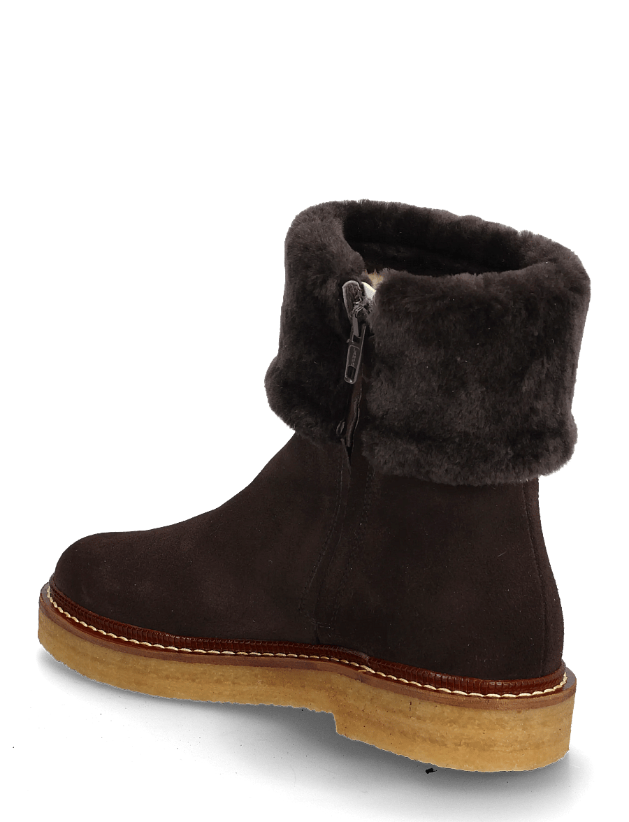 ANGULUS - Boots - flat - flache stiefeletten - 2193/3485 dark brown - 2