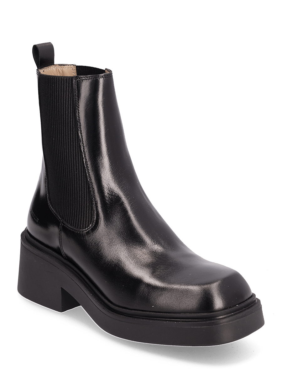 ANGULUS - Booties - flat - with elastic - flache stiefeletten - 1835/019 black /black - 1