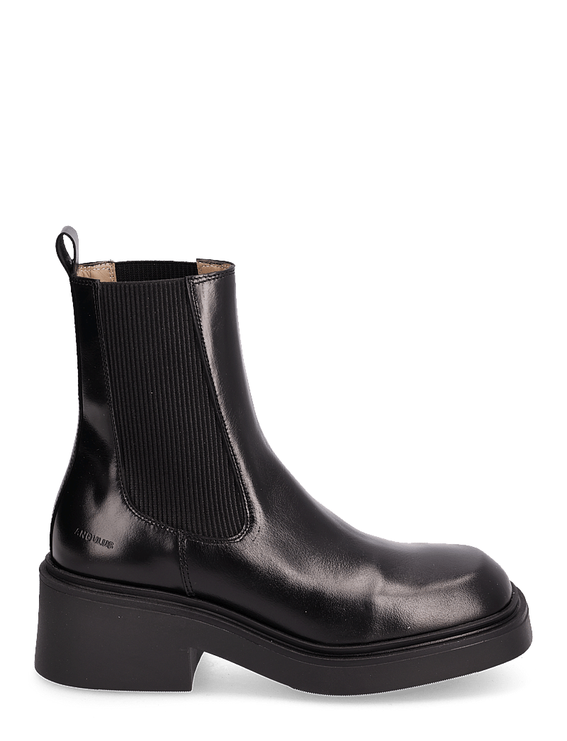 ANGULUS - Booties - flat - with elastic - platta ankelboots - 1835/019 black /black - 2