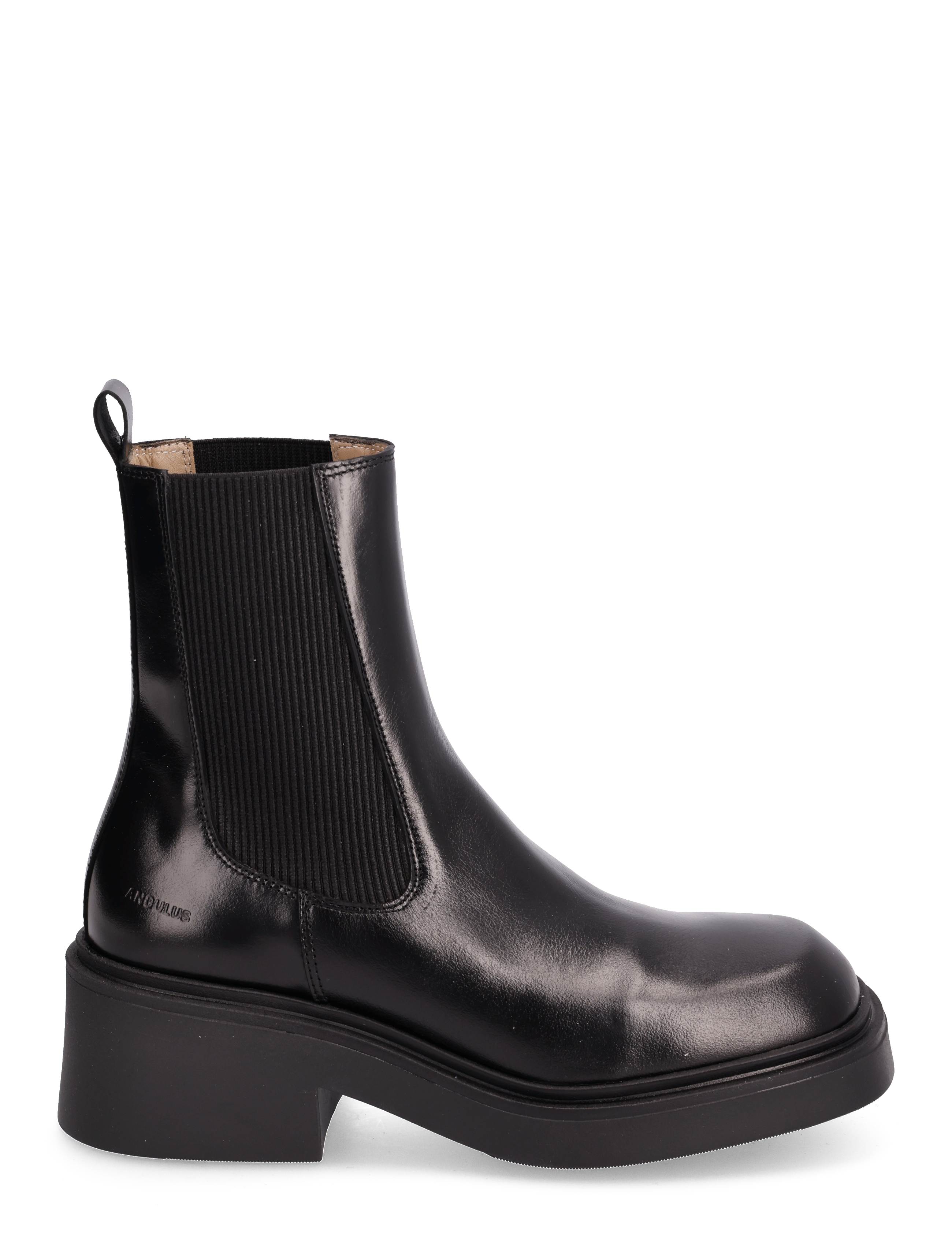 ANGULUS - Booties - flat - with elastic - flache stiefeletten - 1835/019 black /black - 2