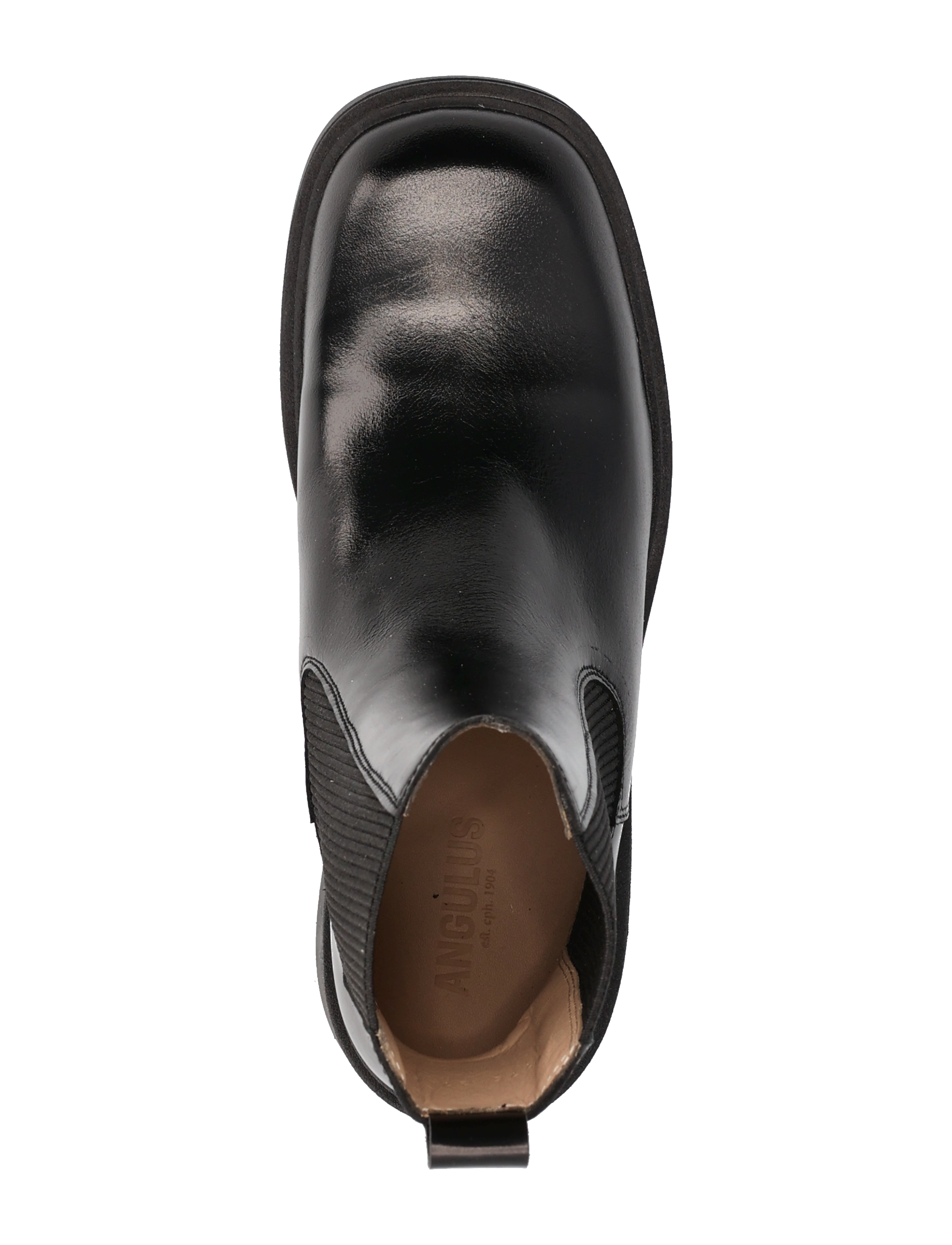 ANGULUS - Booties - flat - with elastic - flache stiefeletten - 1835/019 black /black - 4