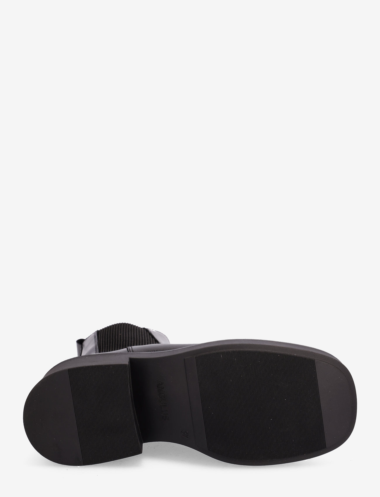 ANGULUS - Booties - flat - with elastic - platta ankelboots - 1835/019 black /black - 5