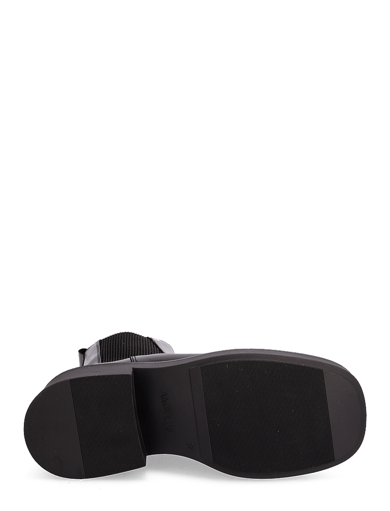 ANGULUS - Booties - flat - with elastic - platta ankelboots - 1835/019 black /black - 5