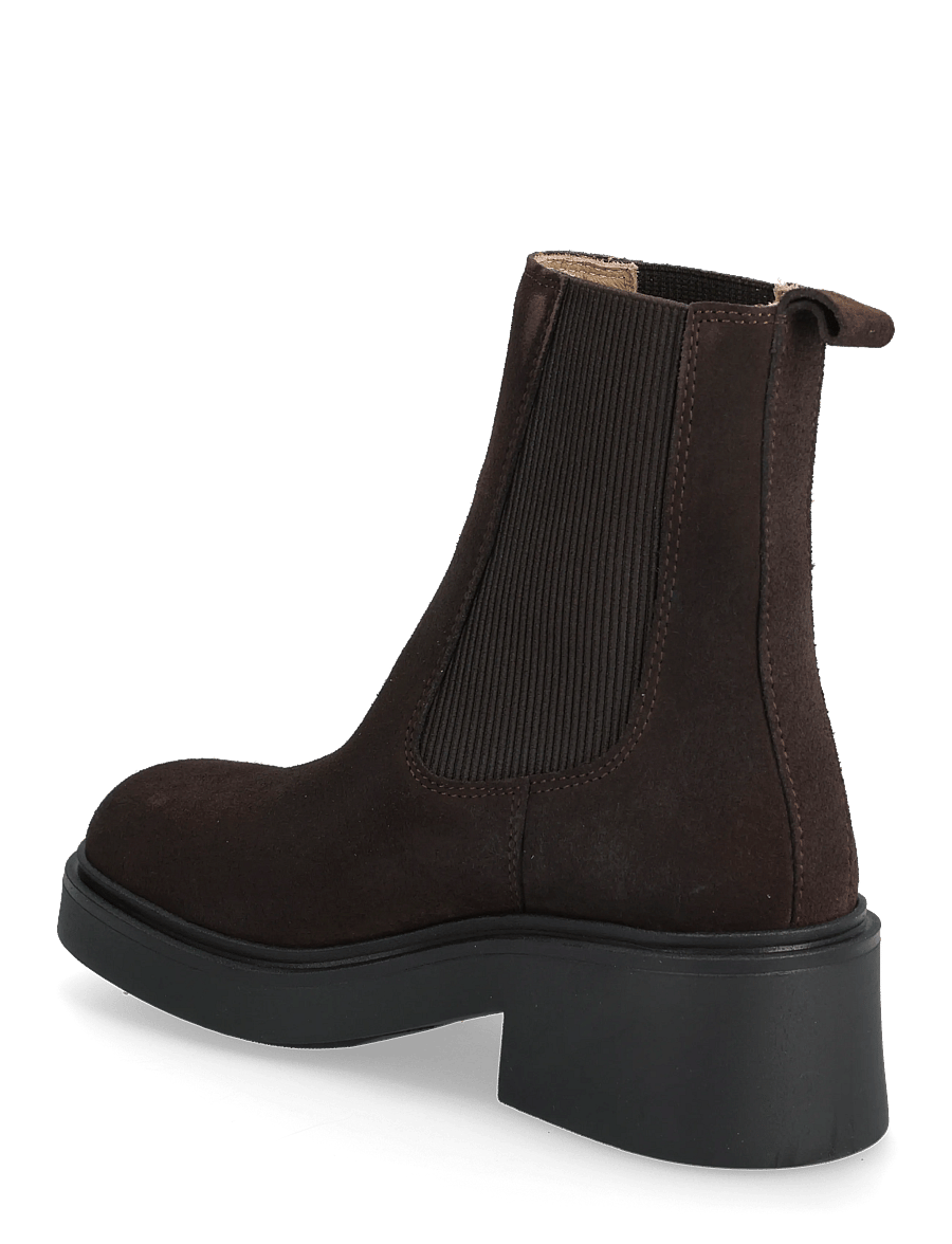 ANGULUS - Booties - flat - with elastic - flatbotna ökklastígvél - 2193/046 brown/brown - 2