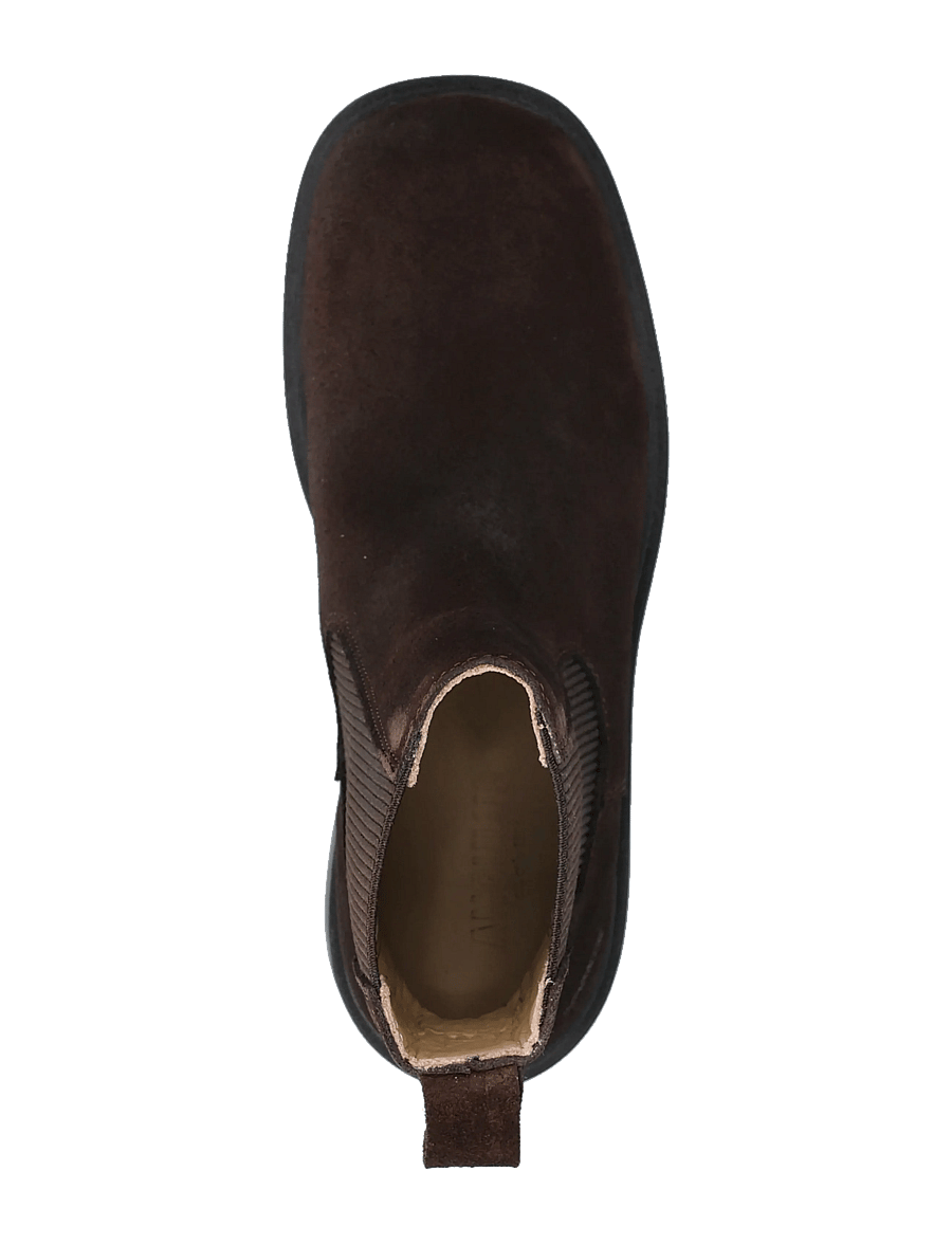 ANGULUS - Booties - flat - with elastic - flatbotna ökklastígvél - 2193/046 brown/brown - 3