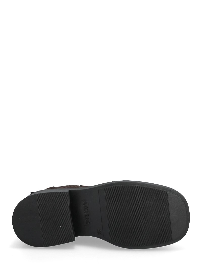 ANGULUS - Booties - flat - with elastic - tasapohjaiset nilkkurit - 2193/046 brown/brown - 4