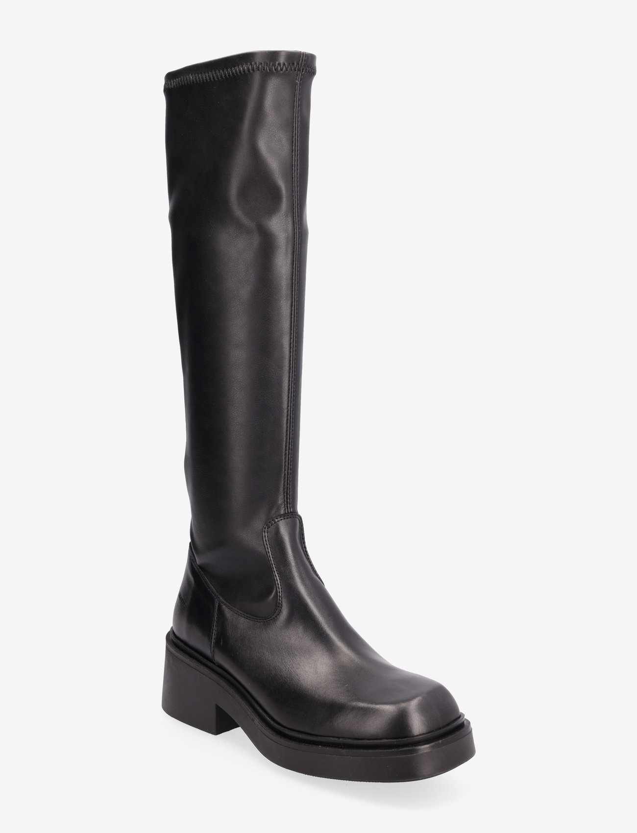 ANGULUS - Booties - flat - høye boots - 1604/1746 black/black - 0